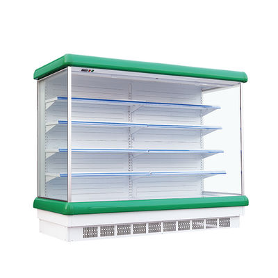 Supermercato 4 strati di verticale del refrigeratore aperto dell'esposizione